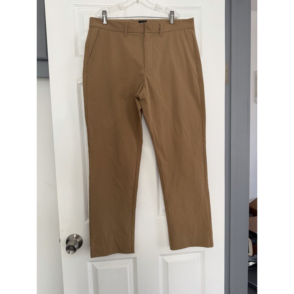 J.Crew Thompson Flex Tapered Performance Pants Men’s 33x30 Stretch Dress Chinos